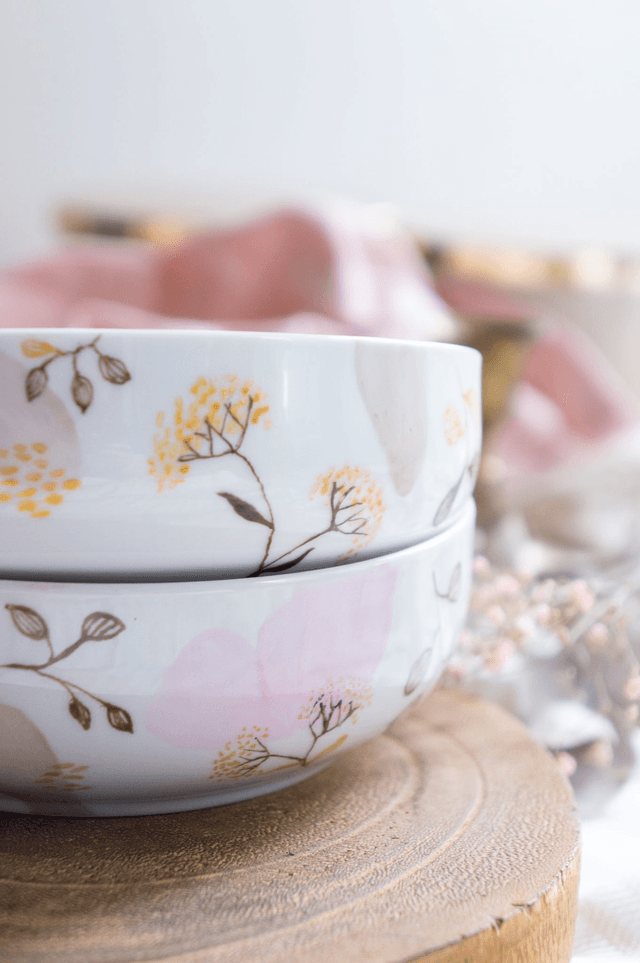 Coupelle en porcelaine tendance rose gold, vide poche, coupelle bijoux, idées cadeaux pour femme 